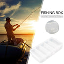 5 Compartments Storage Case Box Transparent Bait Tackle Container Organizer