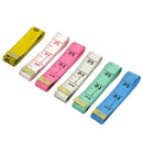 6 Pcs Colorful Seamstress Tailor Sewing Cloth Ruler Tape Measure 60" 150cm P8I1