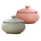 2pcs Ceramic Ashtray With Lid & Water Tank Windproof Ash Holder For Smoker