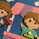 Touch and Feel Baby Cloth Book Color Crinkle Activity Books Educational Toys