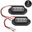 2X Universal LED License Number Plate Light Lamps for Truck SUV Trailer Lorry