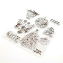 Christmas Ornaments DIY Scrapbook/Photo Album Craft Silicone Clear Stamps