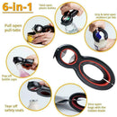 Multi-Tool 6 in 1 Bottle Soda Soup Can Jelly Jar Opener Twist O off Remover L8O0