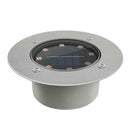 8LED Solar Underground Light Waterproof Garden Buried Lamp (Warm Light)