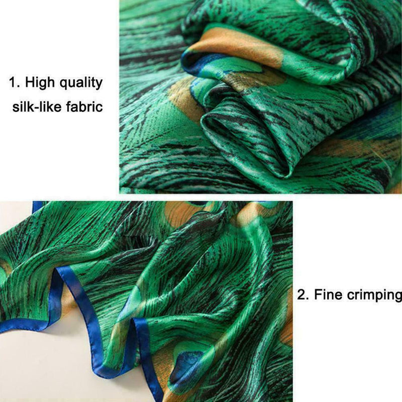 Women's Soft Peacock Long Scarf Wrap Shawl Beach Towel Fashion Lot K3L9