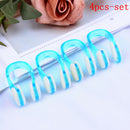4Pcs Men Women Clear Blue PVC Silicone Swim Swimming Nose Clip AD Water Sport JR