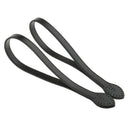 Pair Handbag Tote Leather Strap Handle Replacement Bag Accessories Black