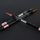 6x Chinese Piston Water Brush Pen Calligraphy Art Craft Writing Wool Weasel Hair