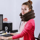 Expandable Pain-Relief Neck Pillow Collar Cervical Traction Brace Support Pillow