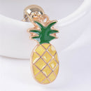 Crystal Rhinestone Pineapple Navel Belly Button Ring Bar Body Piercing Jewelr JR