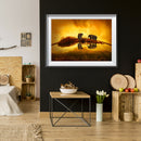 75x50cm 1000pcs Three Elephants Scene Jigsaw Puzzle Kids Assembling Games