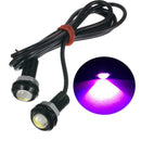 10PCS Car 18MM Eagle Eye 9W Ultra-Thin Rogue Screw Waterproof Reversing Light sf