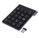 Wireless 2.4G Mini 18-keys Num Pad Numeric Number Keypad Keyboard for Lapt