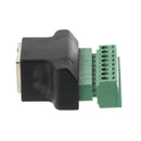 Ethernet RJ45 Female To Screw Terminal 8 Pin CCTV Digital DVR Adapter Co USU