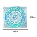 Boho Wall Tapestry Beach Towel Blanket Home Carpet (Mandala01)(200x150cm) SN9F