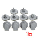 10x Nylon Car Fender Panel Moulding Trim Clip Fit For BMW Mini Cooper 2002-2012