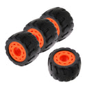 4 Pieces Professional PU Rubber Wheels for Longboard Skateboard, 70mm 75A -