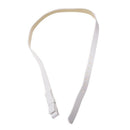 Girls Ladies Skinny Narrow Belt Double Bowknot Dress Belt-White E7F1