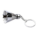 Creative metal badminton key chain three-dimensional badminton tournament s R9Q6