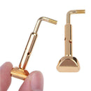 2 Pieces Of Golden Chin Rest Replacement Screws For 3/4 4/4 Violins