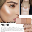 Sace Lady 4 Colors Highlighter Palette Makeup Face Contour Powder Bronzer M
