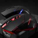 2.4GHz Wireless Gaming Mouse 7 Buttons 2400 DPI LED Backlight Optical Mouse Red