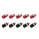10Pcs 4mm Safety Panel Socket Front Thread Banana Socket