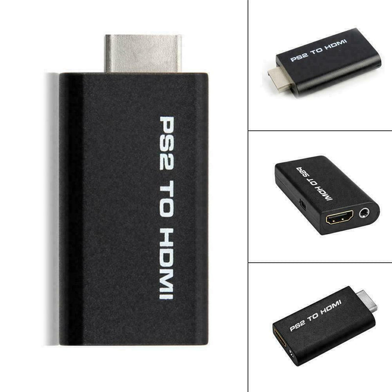 PS2 to HDMI Video Converter Adapter with 3.5mm Audio For HDTV Output Monito I5P6
