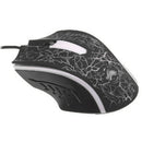 X5 3 Buttons USB Wired Lighting Mouse Optical Ergonomic Office Gaming Mice A