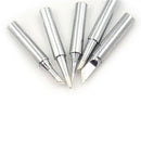 5pcs 936 Electric Brass Soldering Irons Tip Solder Station Conical Bevel TiME