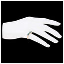 Luxury Women Ladies Emerald Rhinestone Crystal Finger Dazzling Ring Jewelry