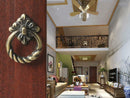 10 Pairs of Brass Cabinet Knobs Drawer Dresser Cupboard Drop Ring Pull Handles