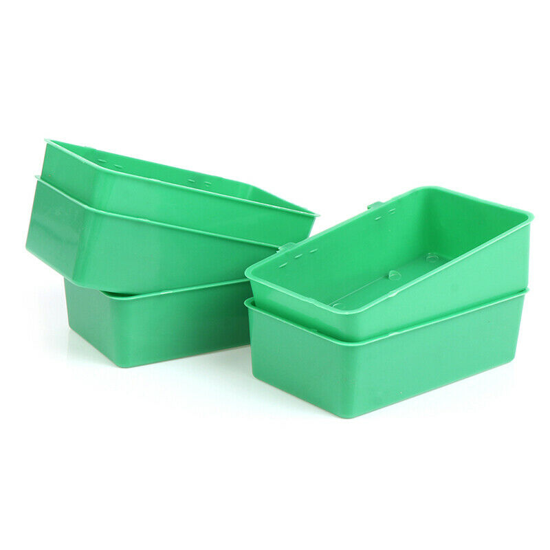 5pcs Multifunction Food Tray Parrot Bathtub Animal Cage Standing Wash Shower Gw