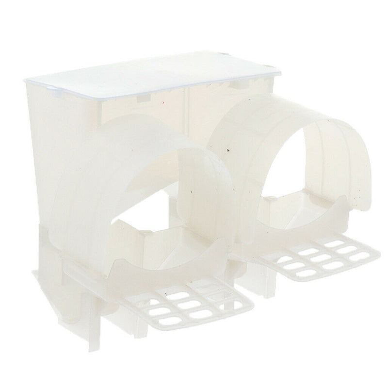 Unique Bird Poultry Feeder Plastic Food Container Parrot Pigeon Splash Proof