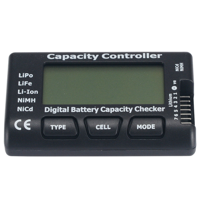 Digital Battery Capacity Checker RC 7 Cellmeter For LiPo LiFe Li-ion Nicd NiMH #