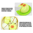 6 Pieces Simulation Food Steamer Set Kids Cooking Kitchen Pretend Play Toys