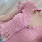 Women's Summer Lace V-neck Ribbed Cardigan Crop Top Button Short-sleeved T-shirt