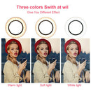 6'' USB LED Selfie Ring Light Studio Photography Makeup Lamps Fill  Gw