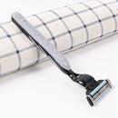 Black 5Pcs/Set 1 Machine + 4 Blades Manual Mens Hair Removal Shaving Razors Z5R7