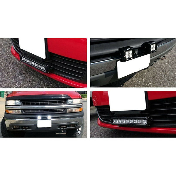 1Pcs Front Bumper License Plate Mounting Bracket for Truck Off-Road SUV 4X4 Q7W5
