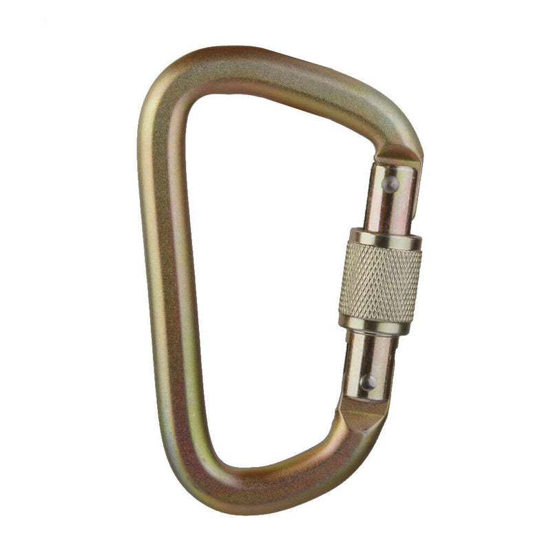 Professional 40KN 9000lbs Screw Locking Carabiner Rock Climbing Caving Gear