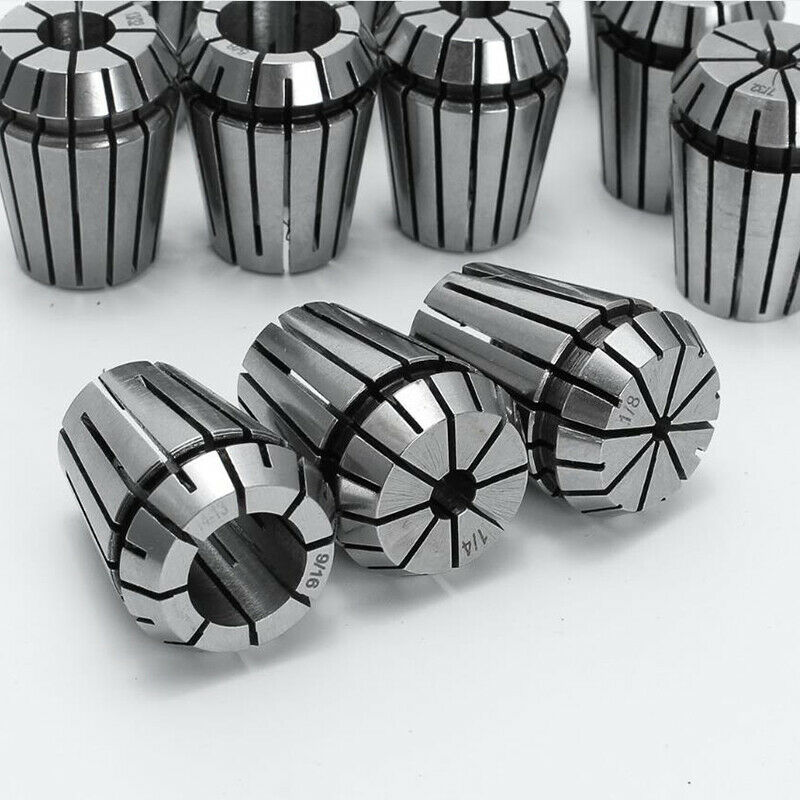 New 12Pcs ER16 Spring Collet Set For CNC Milling Lathe Tool Engraving MachinBSE
