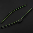 22"+19" Front Specific Fit Flat Wiper Blades Windscreen Window Jointless
