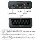 1080P HDMI to SCART Video Audio Upscale Converter Adapter for HD TV DVD  A