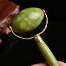 Natural Jade Stone Face Massager Roller Spa Head Neck Facial Skin Care Tool M&