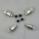 4pcs Auto Car Bike Tire Tyre Wheel Valve Caps Flash Neon LED Lamp Safety L DZQ