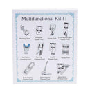 11pcs/set Multi-functional Domestic Sewing Machine Presser Foot Feet Kit