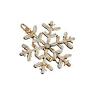 Large Snowflake Barrette Clip Hairpin Wedding Charm Enamel Hair Accessories