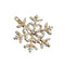 Large Snowflake Barrette Clip Hairpin Wedding Charm Enamel Hair Accessories