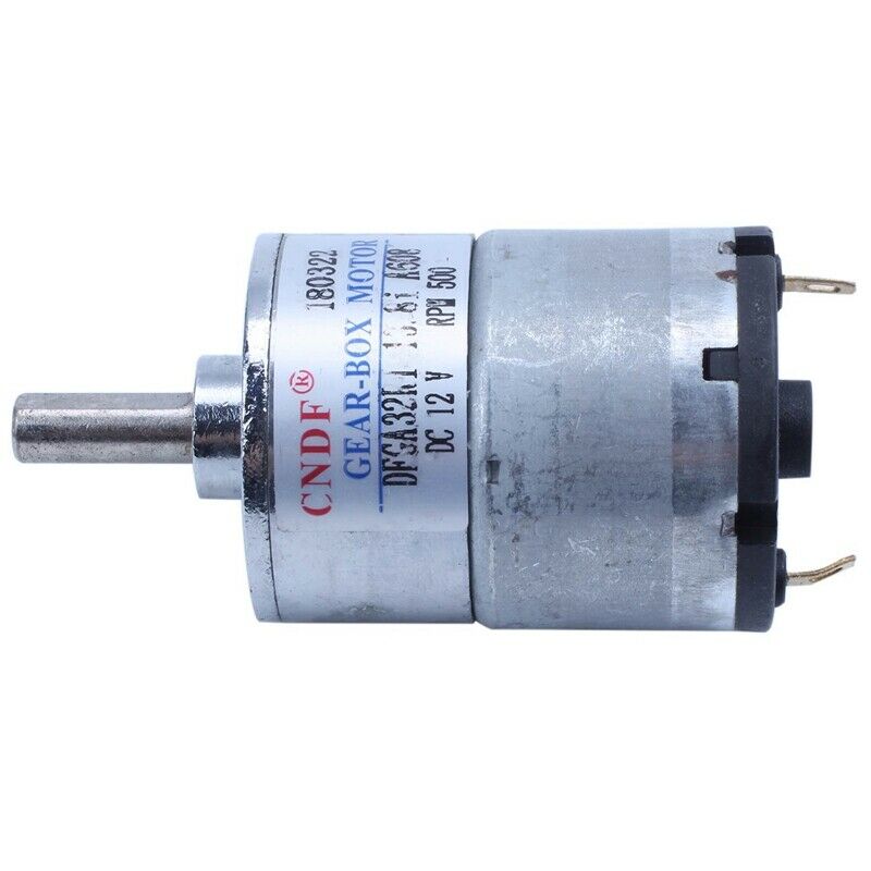 12V DC 500RPM 6mm Shaft Magnetic Electric Gear Box Motor Replacement N7L3